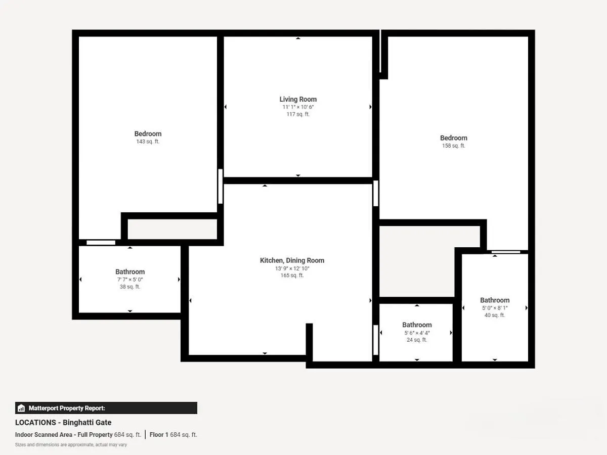 Binghatti Gate - Cosy Two Bedroom Dubai